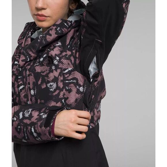 The North Face Freedom Jacket Womens Fawn Gray Black Snake Charmer Print APP2599 - Picture 11 of 12